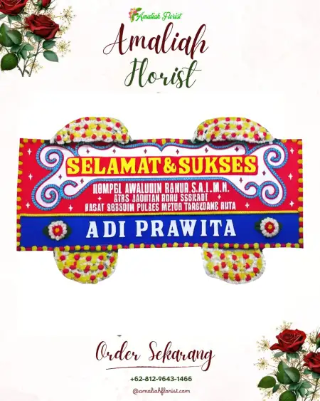 Papan Bunga Ucapan Selamat Endalo
